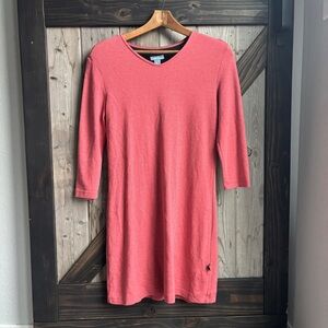 Horny Toad coral pink tunic dress size medium